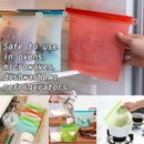 Saco Reutilizável Para Alimentos De Silicone