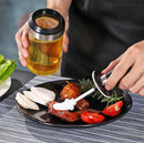 Silicone Brush with Glass Bottle