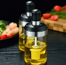 Silicone Brush with Glass Bottle
