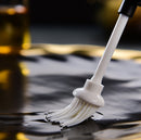 Silicone Brush with Glass Bottle