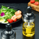 Silicone Brush with Glass Bottle