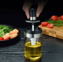 Silicone Brush with Glass Bottle