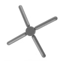 Silicone cross heat insulation pad