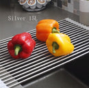 Foldable Roll over Sink Drainer