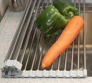 Foldable Roll over Sink Drainer