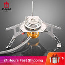Split Windproof Portable Outdoor Gas Stove