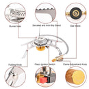 Split Windproof Portable Outdoor Gas Stove