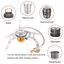 Split Windproof Portable Outdoor Gas Stove