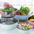 Stainless Steel Basin 5 Pcs Set (12 inches)
