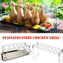 Stainless Steel BBQ Roasted Chicken Rack Holder