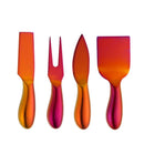 Stainless steel cheese cheese fruit knife and fork (4 Pcs)