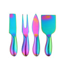 Stainless steel cheese cheese fruit knife and fork (4 Pcs)