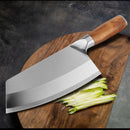 Stainless Steel Cleaver Kitchen Knife Razor Sharp Slicing Knife