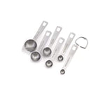 Stainless steel kitchen seasoning measuring spoons