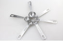 Stainless steel kitchen seasoning measuring spoons