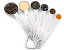 Stainless steel kitchen seasoning measuring spoons