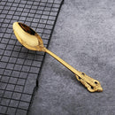 Stainless steel knife and fork set