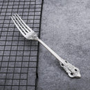 Stainless steel knife and fork set