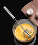 Stainless Steel Semi-Automatic Egg Beater