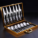 Stainless Steel Steak Knife & Fork Plate Set
