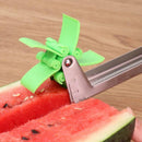 Stainless Steel Windmill Watermelon Fruit Cube Cutter