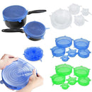 Tampa De Silicone Universal (6 PEÇAS)