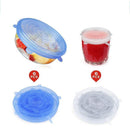 Tampa De Silicone Universal (6 PEÇAS)