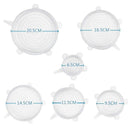 Tampa De Silicone Universal (6 PEÇAS)