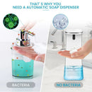 Touchless Automatic Soap Dispenser Hand Sanitizer Refillable Clear base