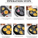 Four Cups Pancake Omelet Non-Stick Frying Pan