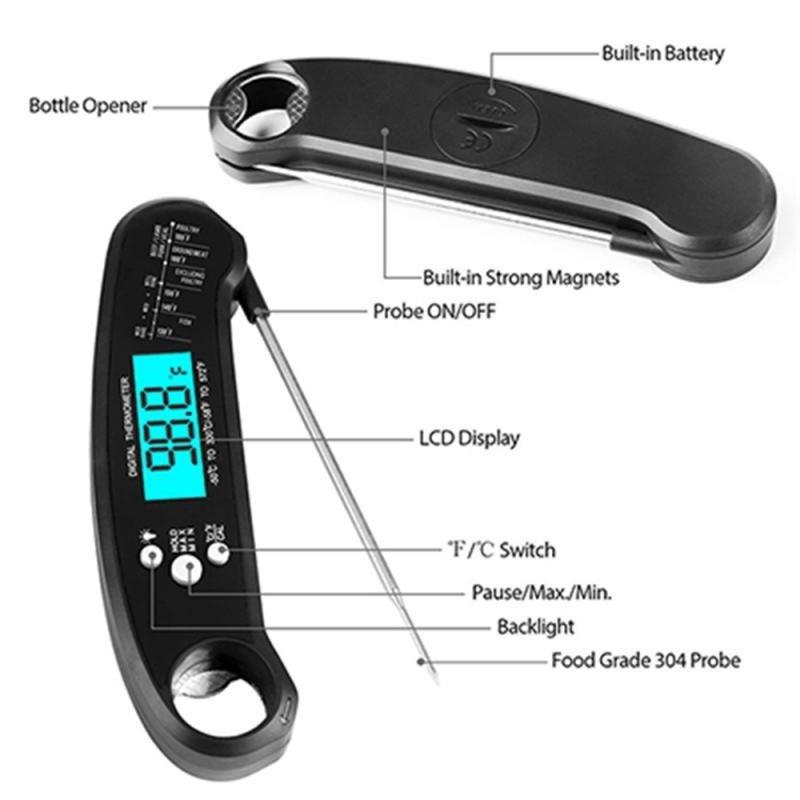 Waterproof Professional Instant Digital Meat Thermometer